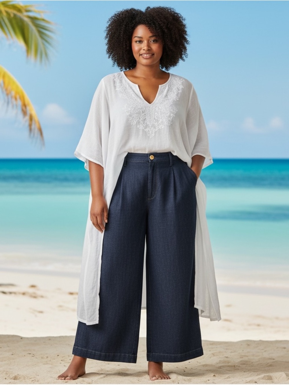 a.n.a High Rise Wide-Leg Jeans size 14 NWT